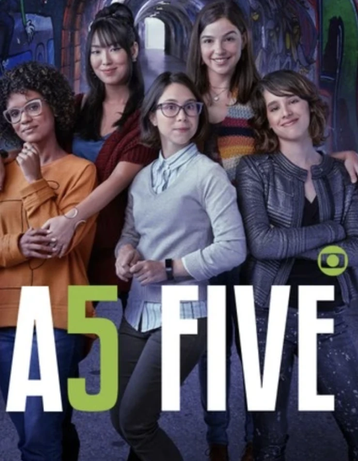 Cartaz da Série As Five | Oi Fibra com Globoplay.